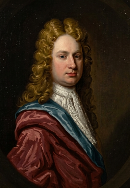 Benjamin Bunbury (1642-1707), the first of the family to settle at Killerrig. Enhanced by Perplexity AI from an original emailed to me by Camilla Corrie of Leighton Hall, Shropshire, England.
