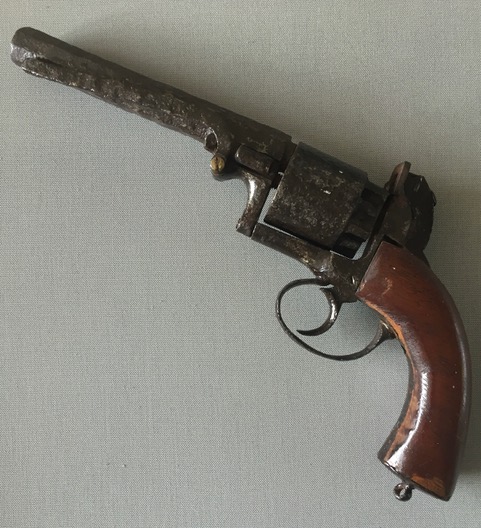 The gun that killed Major Mahon. Pictured at Strokestown House where it is on loan from Mrs Delia Finneran, Lisgobbin, Kilrooskey.