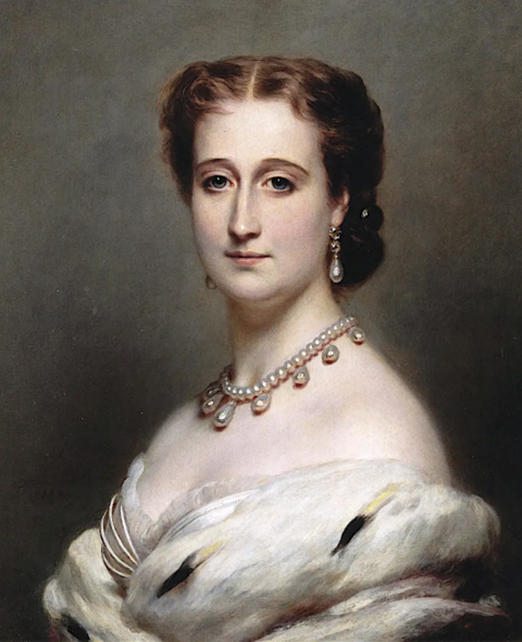 Empress Eugenie (Eugenie de Montijo), 1864, by Franz Xaver Winterhalter.