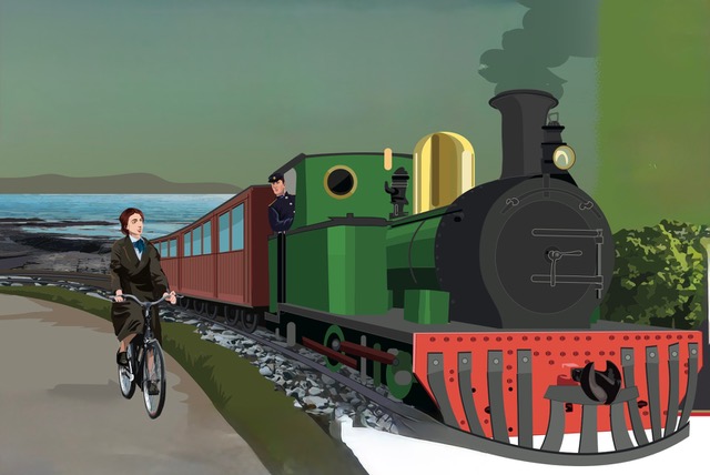 A Dromod Locomotive. Illustration: Derry Dillon.