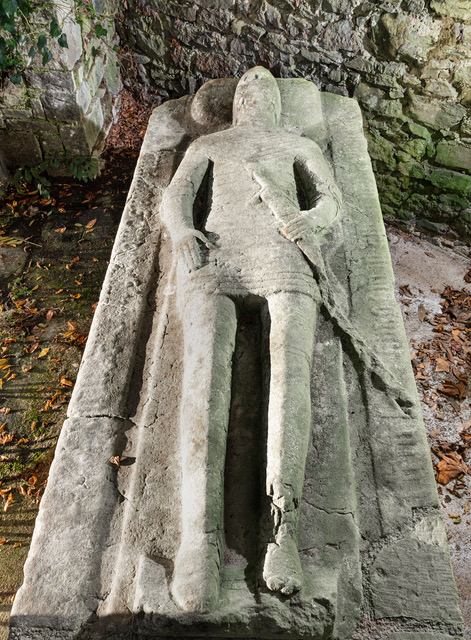 The effigy of Melachlin mac Owny O’More, commissioned in 1502.