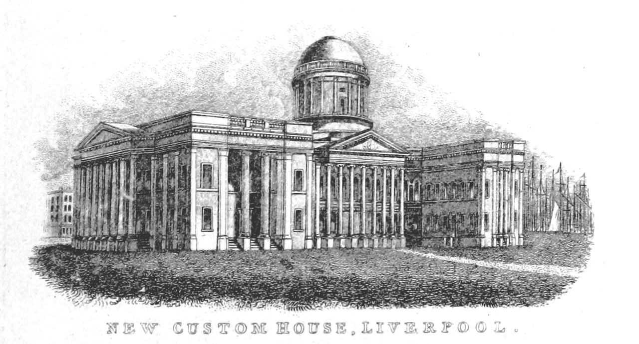 The Custom House was a 19th-century Neo-classical building located in Liverpool, England. It housed a post office, dock office, and offices for Customs and Excise. It was built on the site of the historic Old Dock in 1839 and operated up to World War II when it was partly destroyed during the Liverpool Blitz, then finally demolished in 1948.