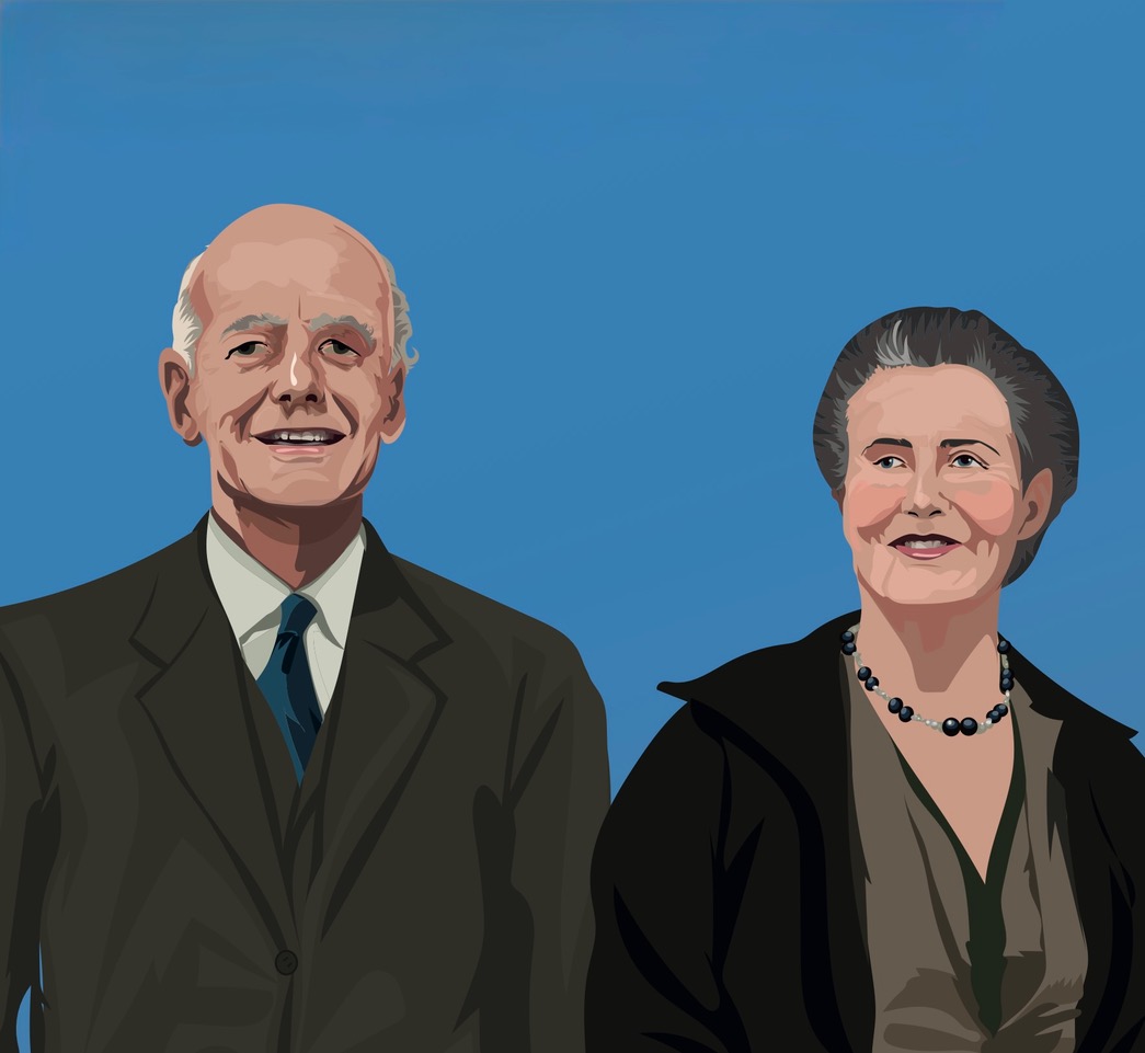 Hubert and Peggy Butler close