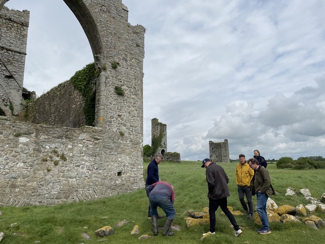 Rubble hunting at Clonmines, May 2024.