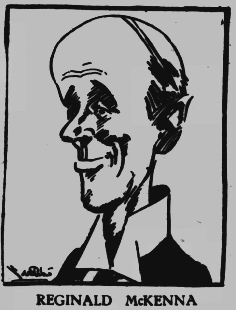 Reginald McKenna was a British Liberal politician and banker who served as First Lord of the Admiralty, Home Secretary and Chancellor of the Exchequer during the pre‑war and early First World War years, later becoming long‑time chairman of Midland Bank.
John Bull - Saturday 04 November 1922
